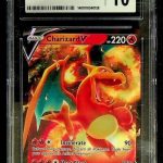 2022 Pokemon Charizard V CGC 10 GEM MINT Brilliant Stars Holo 017/172