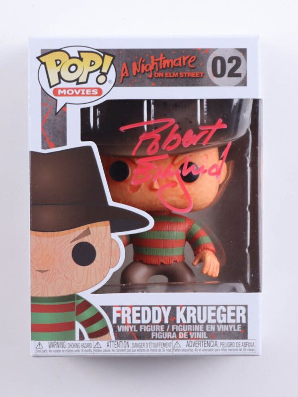 Robert Englund signed "Freddy" Krueger Nightmare Funko Pop! #2 Autograph COA