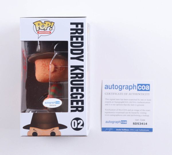 Robert Englund signed "Freddy" Krueger Nightmare Funko Pop! #2 Autograph COA