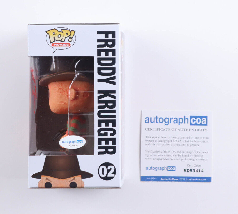 Robert Englund signed "Freddy" Krueger Nightmare Funko Pop! #2 Autograph COA
