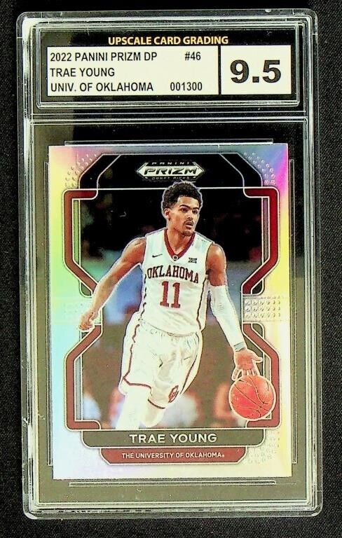 2022-23 Panini Prizm Draft Picks Silver Prizm Trae Young #46 UCG 9.5