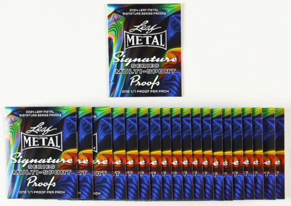 2024 Leaf Metal Signature Series Multisport 1/1 Proofs Mystery pack