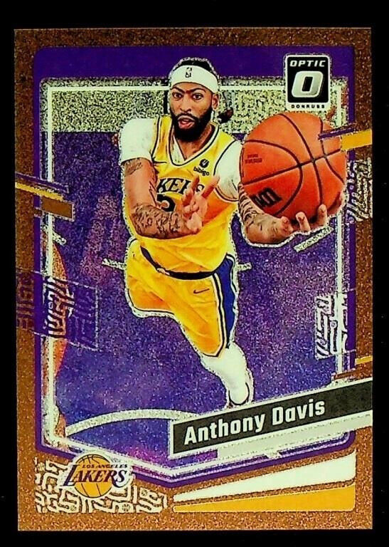 2023-24 Panini Donruss Optic Orange Hyper Prizm /99 Anthony Davis #144