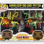 Shawn Kemp & Gary Payton Signed Inscribed "NBA Jam" 2 Pack Funko Pop! Beckett