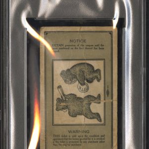 1932 World Series Game 3 Ticket Stub PSA 1 Babe Ruth Called Shot SCARCE!