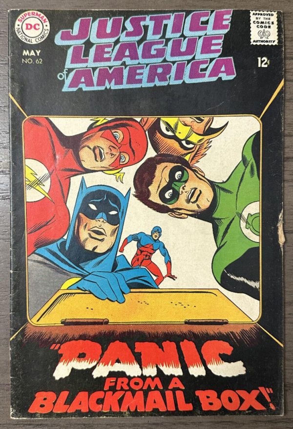 Justice League of America #62 DC Comics 1st Print of Batman Silver Age 1968!