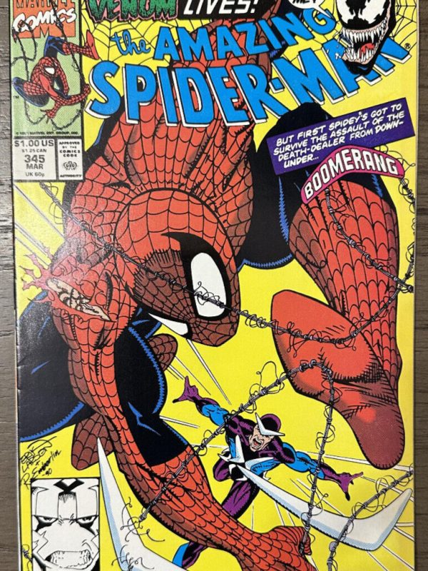 Marvel Comics The Amazing Spider-Man #345 NM Key Issue Cletus Kasady Carnage