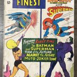 World's Finest Comics #166 (1967) Joker Cover! Team of the Future vs. Muto-Joker