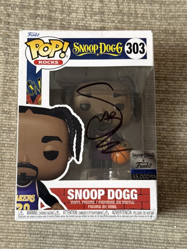 Snoop Dogg Signed Funko Pop Rocks #303 AUTO JSA COA Lakers Limited Edition