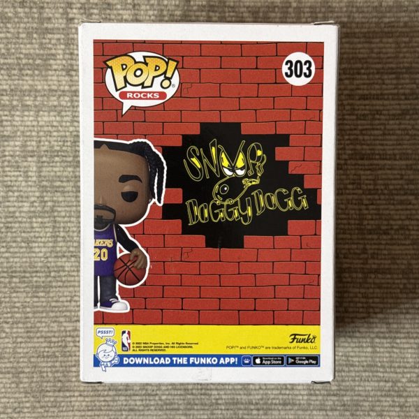 Snoop Dogg Signed Funko Pop Rocks #303 AUTO JSA COA Lakers Limited Edition