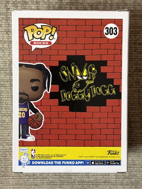 Snoop Dogg Signed Funko Pop Rocks #303 AUTO JSA COA Lakers Limited Edition