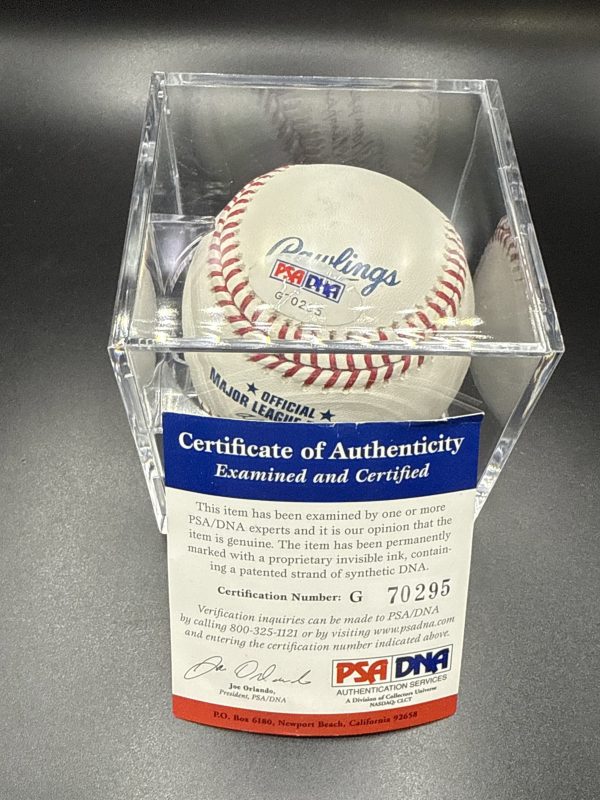 Tony Perez Signed Heavily Inscribed Baseball MLB NL Champs World Champs PSA DNA