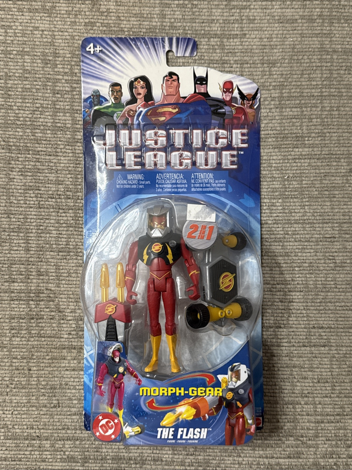 Mission Vision The Flash MOC Justice League Morph-Gear C3026 2003 Mattel