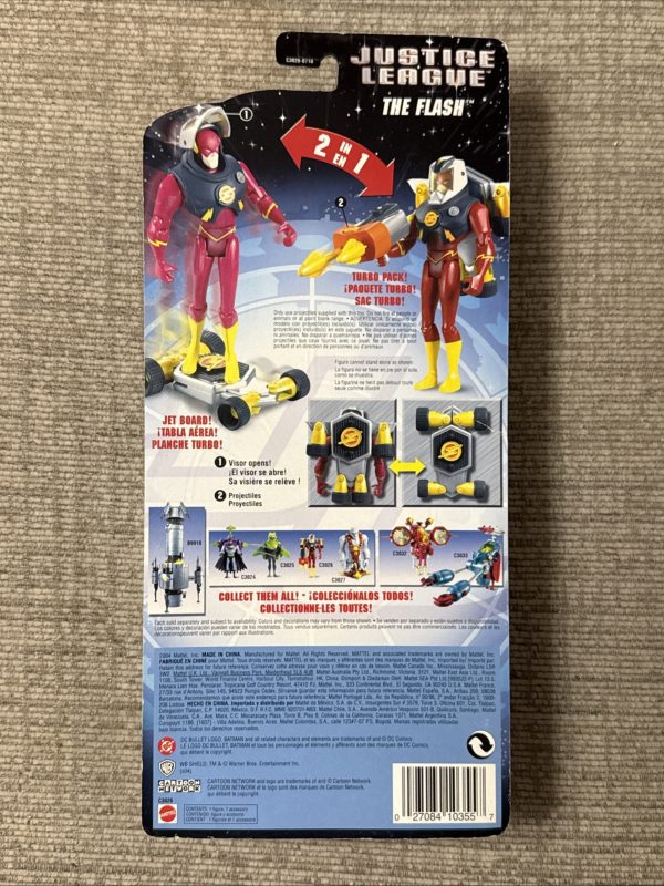 Mission Vision The Flash MOC Justice League Morph-Gear C3026 2003 Mattel