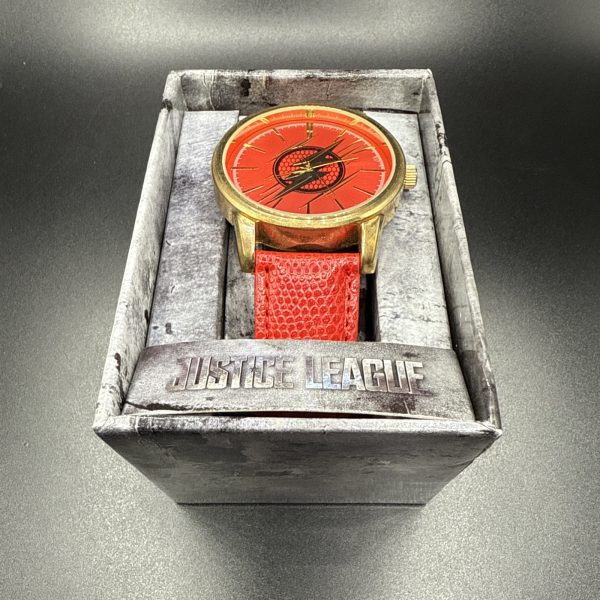 Accutime Watch Corp Justice League The FLASH Wrist Watch JLM5006 Brand New