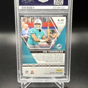 PSA 10 TUA TAGOVAILOA ROOKIE 2020 Panini Mosaic #262 Reactive Orange GEM MINT