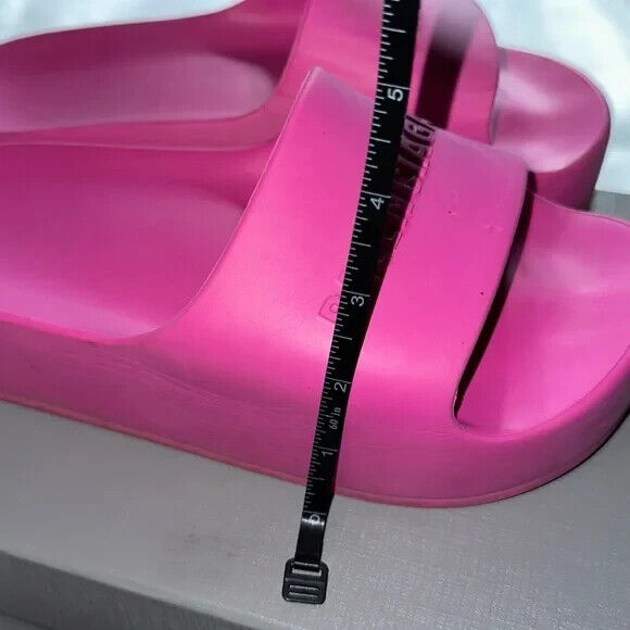 BALENCIAGA Size: 39 Chunky sole rubber sandals pink Ladies complete set