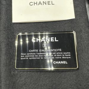 Chanel Classic Long Flap Wallet Black Quilted Lambskin with card and box