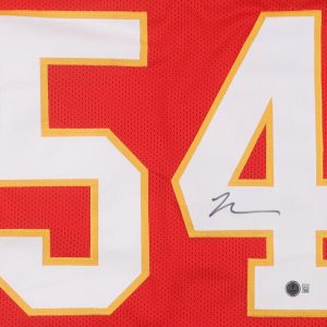 Leo Chenal Signed Kansas City Chiefs Jersey BECKETT 2022 3rd Round Draft Pk LB