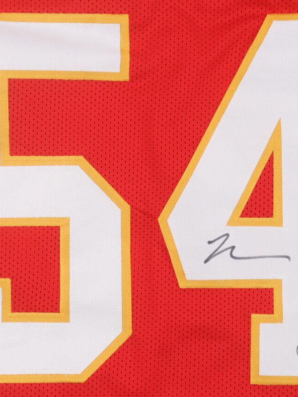 Leo Chenal Signed Kansas City Chiefs Jersey BECKETT 2022 3rd Round Draft Pk LB
