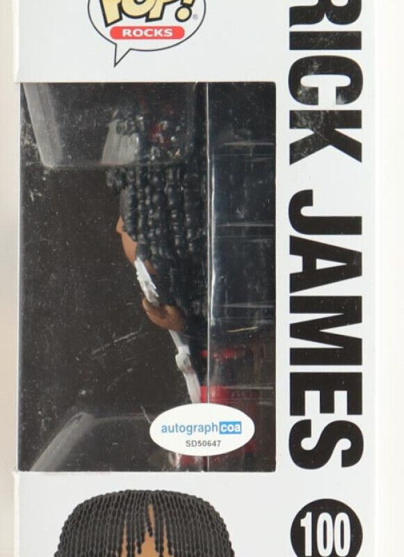 Dave Chappelle Signed Rick James Funko POP! #100 Authentic COA with Protector