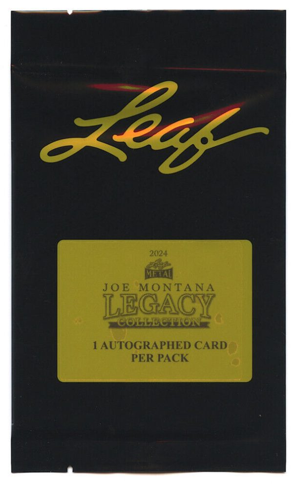 JOE MONTANA Mystery Sealed Pack 2024 Leaf Legacy #’d AUTOGRAPH Collection NINERS