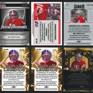 JOE MONTANA Mystery Sealed Pack 2024 Leaf Legacy #’d AUTOGRAPH Collection NINERS