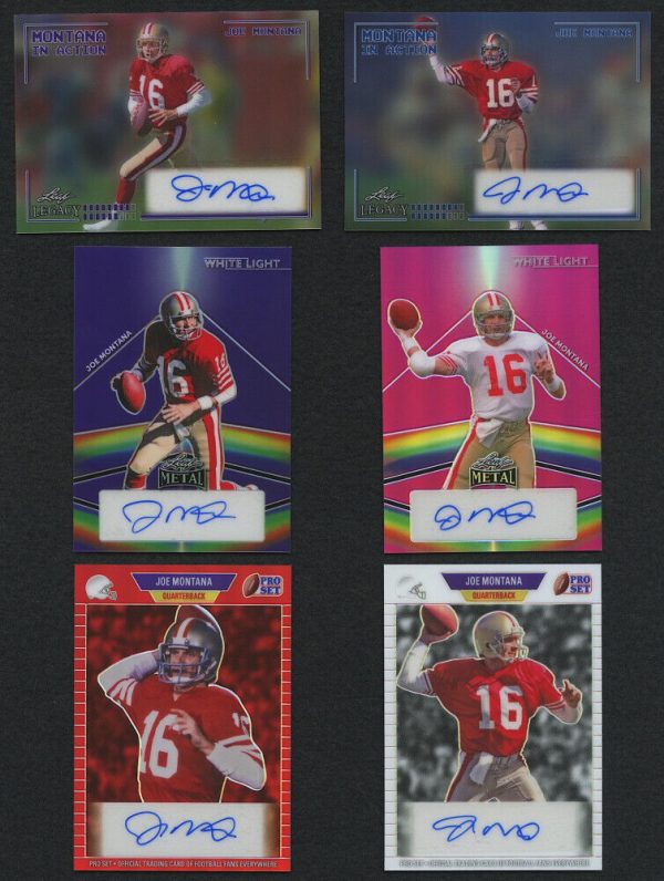 JOE MONTANA Mystery Sealed Pack 2024 Leaf Legacy #’d AUTOGRAPH Collection NINERS