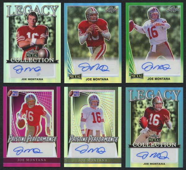 JOE MONTANA Mystery Sealed Pack 2024 Leaf Legacy #’d AUTOGRAPH Collection NINERS