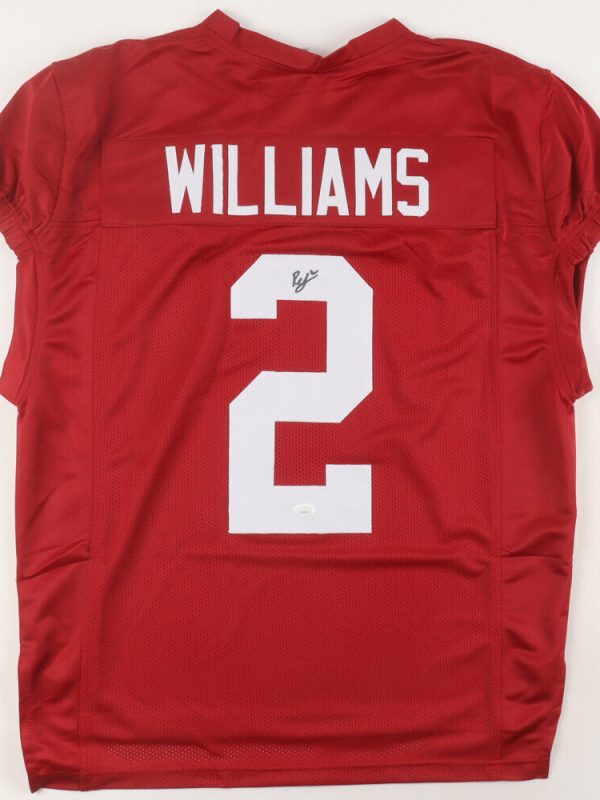 Ryan Williams Alabama Crimson Tide Custom Game Cut Jersey Signed XL JSA COA