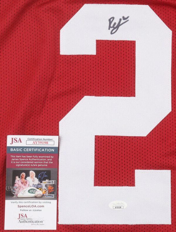 Ryan Williams Alabama Crimson Tide Custom Game Cut Jersey Signed XL JSA COA