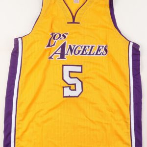 Robert Horry Signed Los Angeles Lakers Custom Jersey Beckett Sz XL COA Beckett