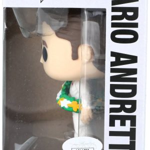 MARIO ANDRETTI Signed INDY 500 SPORTS LEGENDS #10 Funko Pop - JSA