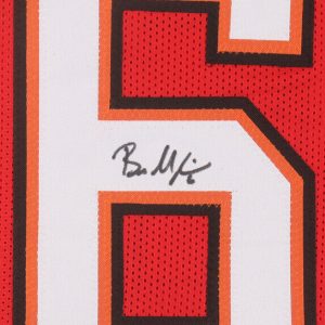 BAKER MAYFIELD Signed/Auto Tampa Bay Buccaneers Custom Style Jersey Beckett