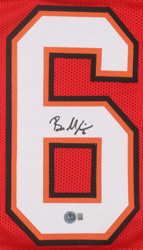 BAKER MAYFIELD Signed/Auto Tampa Bay Buccaneers Custom Style Jersey Beckett