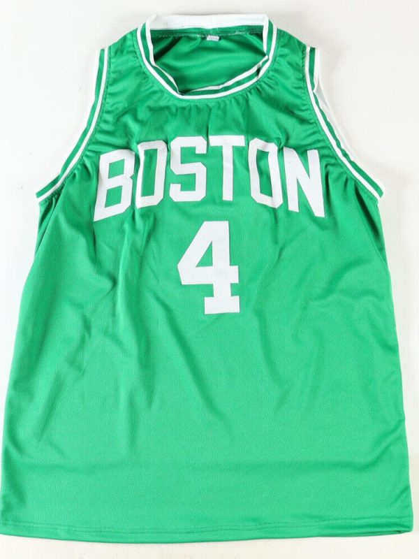 Jrue Holiday Autographed Green Boston Celtics Jersey Signed Beckett BAS COA XL