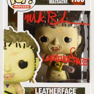 Mark Burnham Signed "The Texas Chainsaw Massacre" #1150 Leatherface Funko Pop!