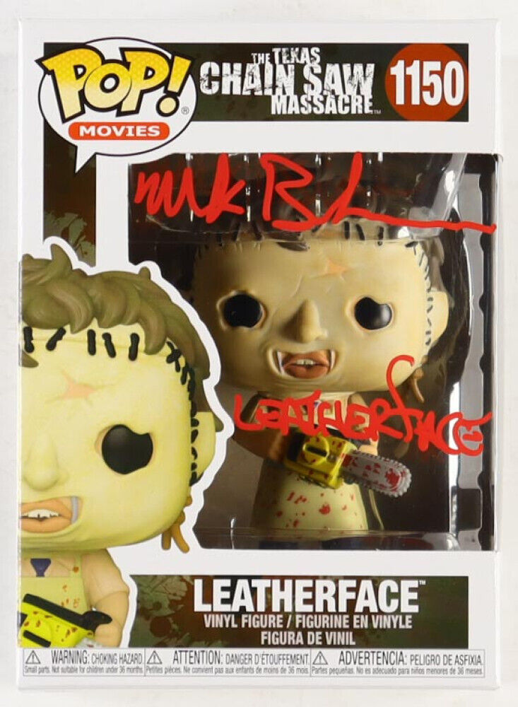 Mark Burnham Signed "The Texas Chainsaw Massacre" #1150 Leatherface Funko Pop!
