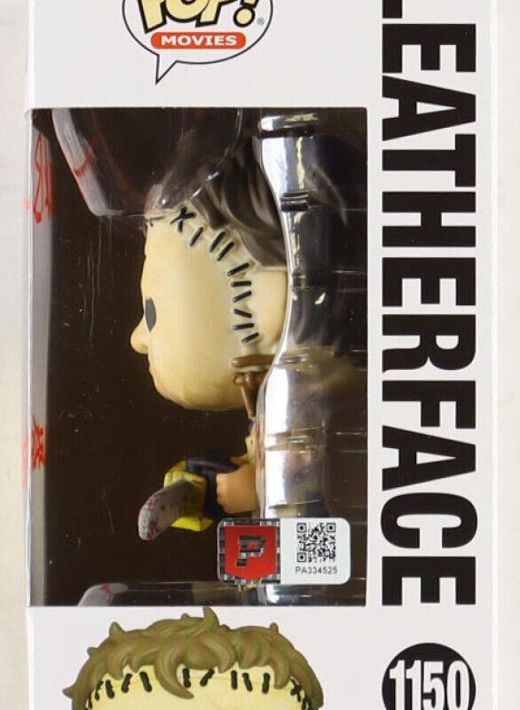 Mark Burnham Signed "The Texas Chainsaw Massacre" #1150 Leatherface Funko Pop!
