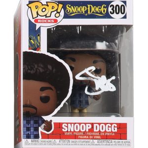 SNOOP DOGG DEATH ROW SIGNED FUNKO POP #300 WITH PROTECTOR JSA COA