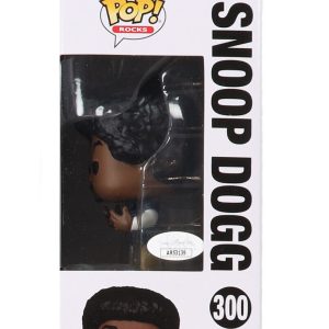 SNOOP DOGG DEATH ROW SIGNED FUNKO POP #300 WITH PROTECTOR JSA COA