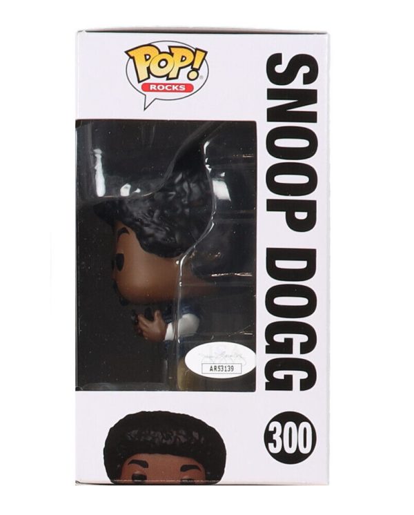 SNOOP DOGG DEATH ROW SIGNED FUNKO POP #300 WITH PROTECTOR JSA COA