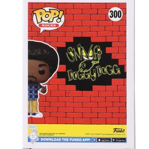 SNOOP DOGG DEATH ROW SIGNED FUNKO POP #300 WITH PROTECTOR JSA COA