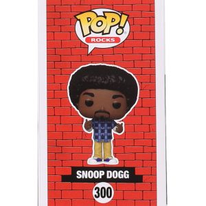 SNOOP DOGG DEATH ROW SIGNED FUNKO POP #300 WITH PROTECTOR JSA COA