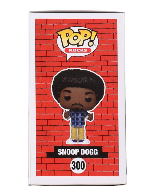 SNOOP DOGG DEATH ROW SIGNED FUNKO POP #300 WITH PROTECTOR JSA COA