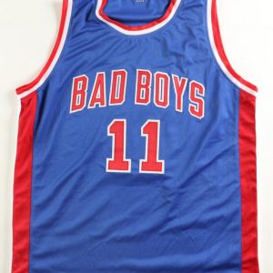 Isiah Thomas Signed Autographed Custom Blue/Red Bad Boys Jersey JSA Authentic