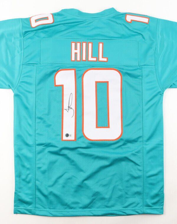 Tyreek Hill Signed Custom Miami Dolphins Jersey – Beckett Authenticated Auto