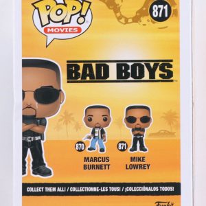 Will Smith Signed Bad Boys Mike Lowrey Vaulted Funko Pop! #871 With PSA COA