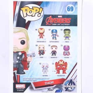 Chris Hemsworth Signed Thor Funko Pop #69 MARVEL AVENGERS With Protector JSA COA