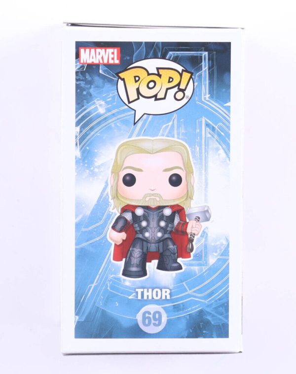 Chris Hemsworth Signed Thor Funko Pop #69 MARVEL AVENGERS With Protector JSA COA